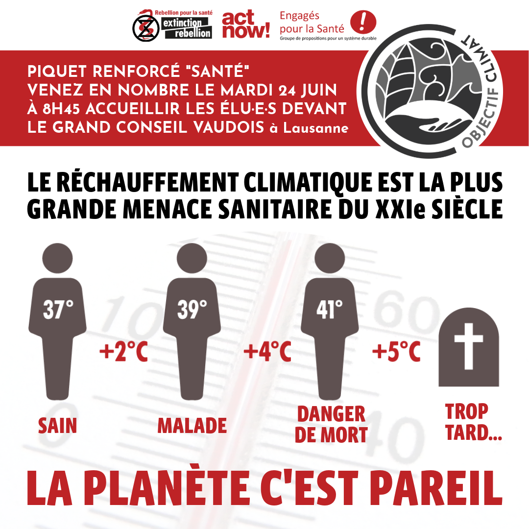ACTE II, 24 juin, Piquet Santé et Climat